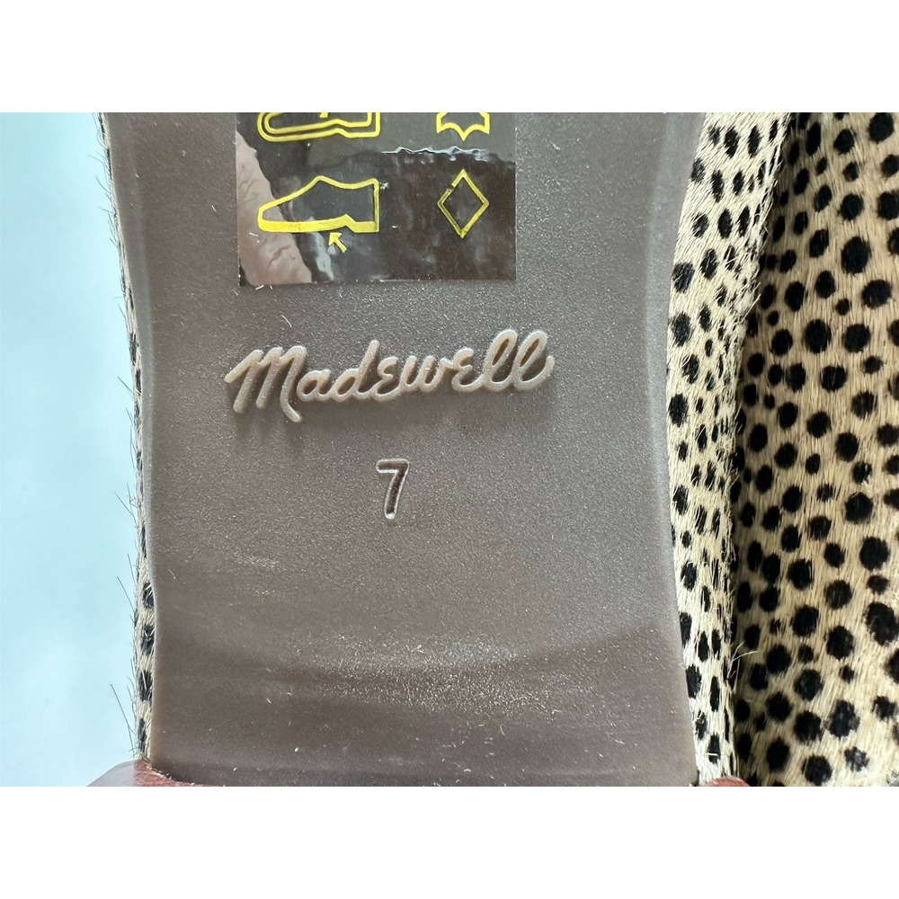 Madewell The Adelle Womens Ballet Flat in Spot Dot Calf Hair Size‎ 7 - Picture 10 of 10